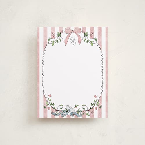 This is a rose personalized stationery thank you cards with standard by Kamala Nahas called disney princess cinderella dress up printing on signature in 4.25x5.5