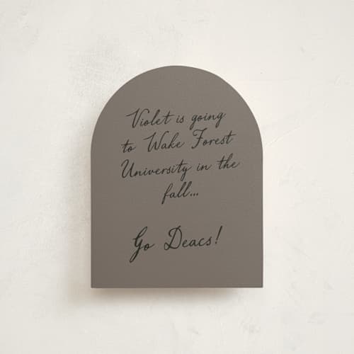 This is a earth graduation insert cards with standard by Sara Hicks Malone called scrapbook printing on signature in standard