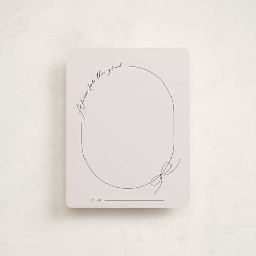 This is a latte graduation insert cards with standard by Blustery August called etna printing on signature in standard