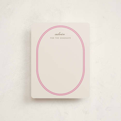 This is a strawberry graduation insert cards with standard by Megan Davis called bocce printing on signature in standard