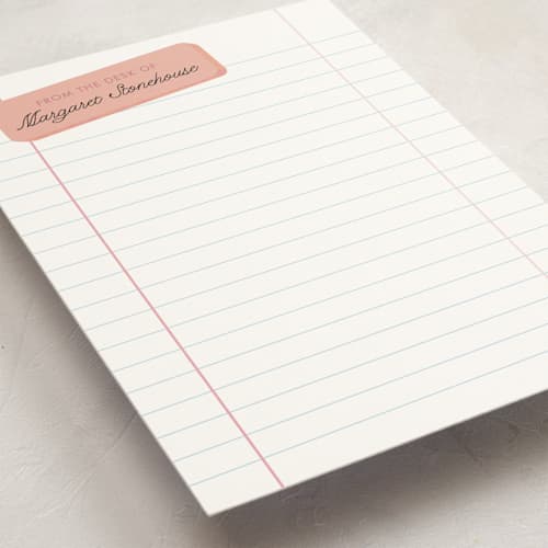 This is a sky personalized stationery thank you cards with standard by Mellary Bitner called dreaming of fullscap printing on signature in 5x7