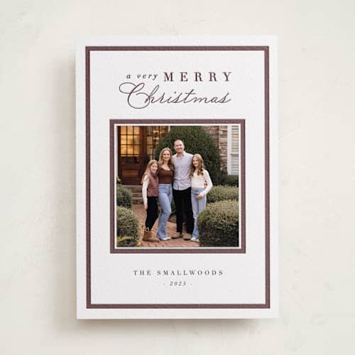 photo sleeve christmas cards Card Album | Holiday Card Keepsake Binder Further customize it by featuring optional foil printing (available in various colors) and a classic holiday message Photo Frame Christmas/Holiday Cards |