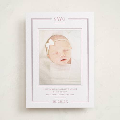 This is a peony new with letterpress by Meagan Christensen called alcott printing on white cotton in photo_mount