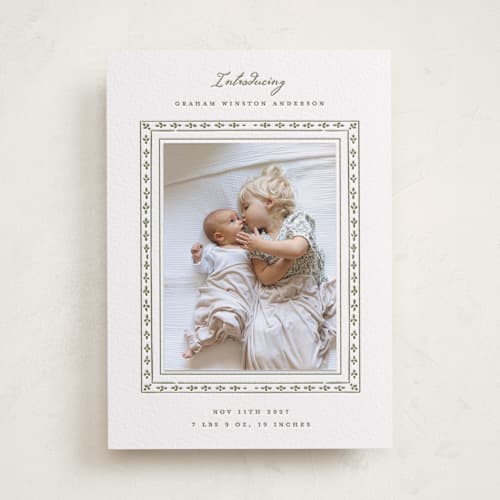 This is a olive new with letterpress by Jelena Vuletic called sylva printing on white cotton in photo_mount