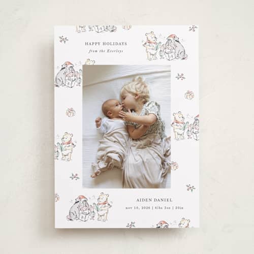 This is a snowflakes babys first christmas with standard by Corinne Malesic called disney's storybook carols printing on recycled smooth signature in standard