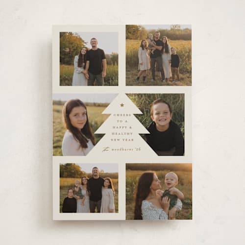 This is a eggnog photo christmas cards with standard by Erica Krystek called bountiful joy printing on recycled smooth signature in standard