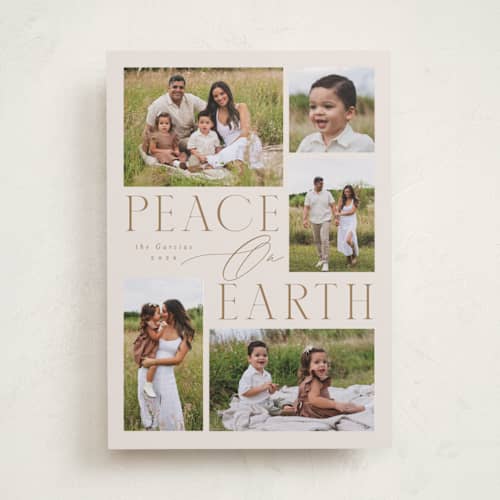 This is a sugar cookie photo christmas cards with standard by Everett Paper Goods called compose printing on recycled smooth signature in standard