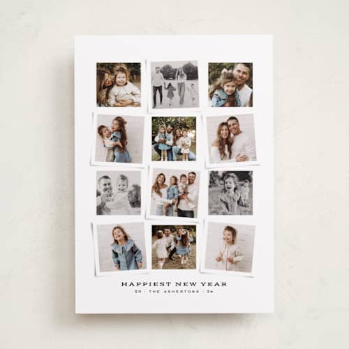 This is a penguin photo christmas cards with standard by Lea Delaveris called picks printing on recycled smooth signature in standard