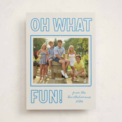 This is a polar photo christmas cards with standard by Kacey Kendrick Wagner called fun outline printing on recycled smooth signature in standard