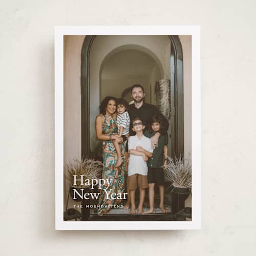 This is a frost photo christmas cards with standard by chocomocacino called vinaterta printing on recycled smooth signature in standard