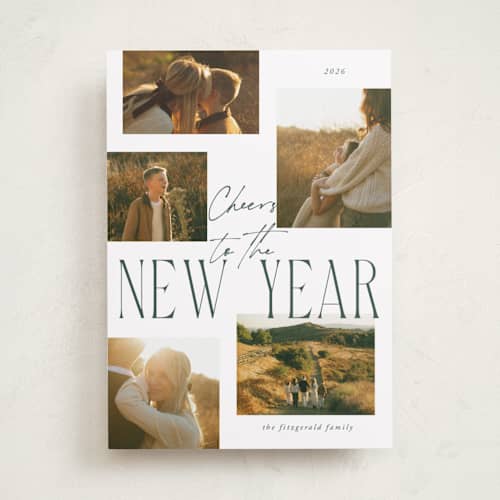 This is a forest photo christmas cards with standard by Jackie Crawford called five top printing on recycled smooth signature in standard