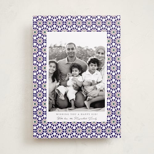 This is a dusk eid cards with standard by Inkblot Design called infinity printing on recycled smooth signature in standard