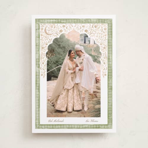 This is a garden eid cards with standard by Creo Study called eid garden printing on recycled smooth signature in standard