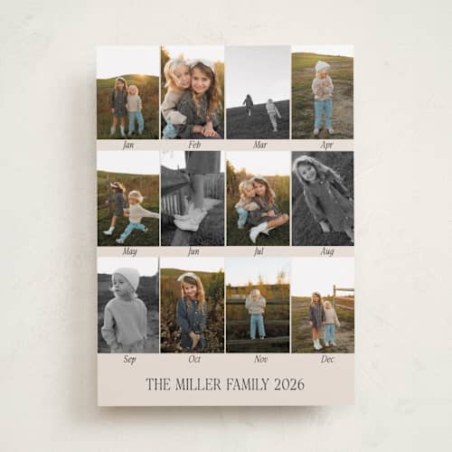 This is a latte new year photo cards with standard by Morgan Kendall called collective printing on recycled smooth signature in standard