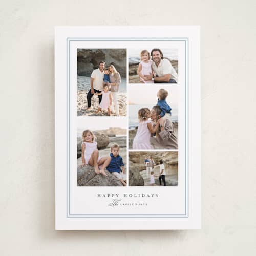 This is a ice holiday photo cards with standard by chocomocacino called boujordi printing on recycled smooth signature in standard