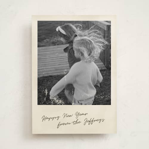 This is a cookie dough holiday photo cards with standard by Adelyn T. called grandma's photo printing on recycled smooth signature in standard