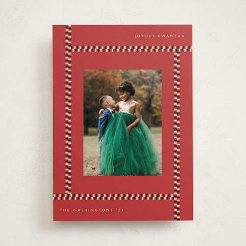 This is a energy kwanzaa cards with standard by letterfix called marching printing on recycled smooth signature in standard