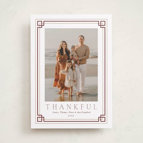 This is a maple thanksgiving cards invitations with standard by Alston Foster called bountiful printing on recycled smooth signature in standard