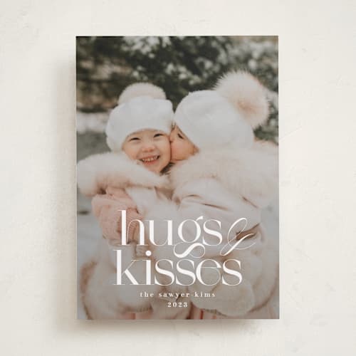 This is a sugar valentines day with standard by Olivia Raufman called happy hugs printing on recycled smooth signature in standard
