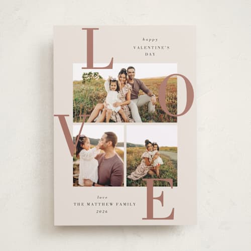 This is a latte valentines day with standard by Oma N. Ramkhelawan called scattered love printing on recycled smooth signature in standard