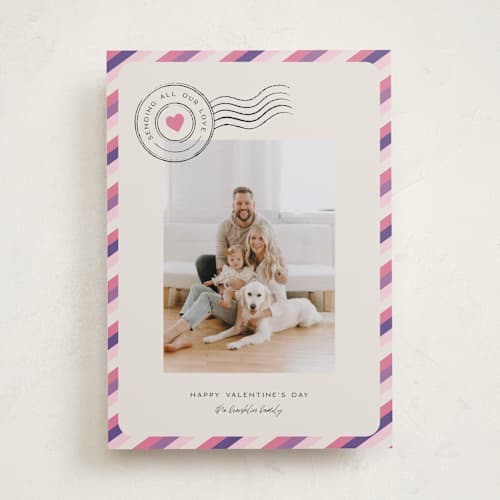 This is a jelly valentines day with standard by Pixel and Hank called sending valentine love printing on recycled smooth signature in standard