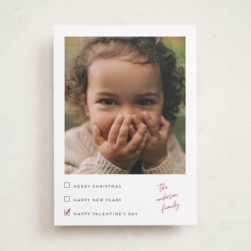 This is a sugar valentines day with standard by Ilene Guy called check list printing on recycled smooth signature in standard