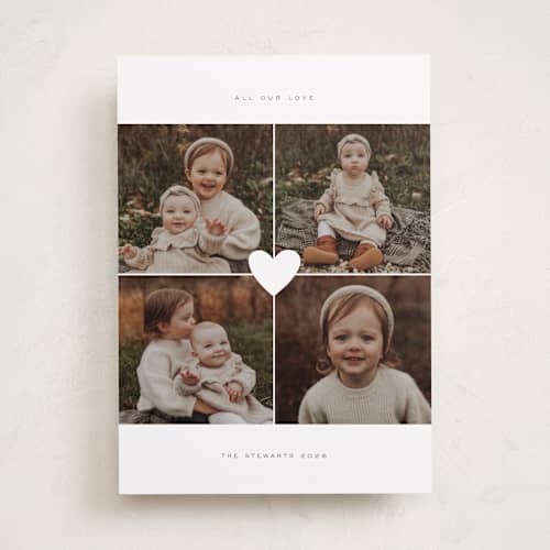 This is a cloud valentines day with standard by Nicole Walsh called heart centered printing on recycled smooth signature in standard