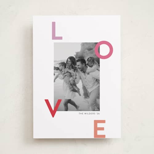 This is a candy valentines day with standard by Morgan Kendall called scattered printing on recycled smooth signature in standard