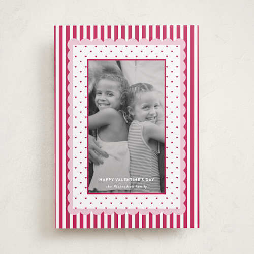 This is a cupcake valentines day with standard by Ashlee Townsend called pattern on pattern printing on recycled smooth signature in standard