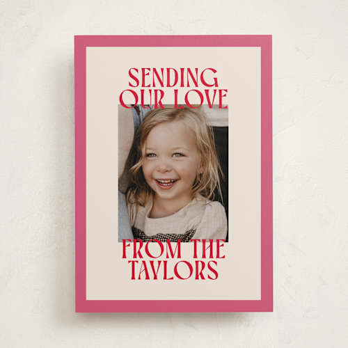 This is a gumdrop valentines day with standard by Ekko Studio called cheerful stack printing on recycled smooth signature in standard