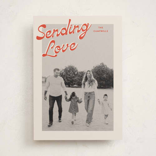 This is a sunset valentines day with standard by Ekko Studio called nostalgia printing on recycled smooth signature in standard