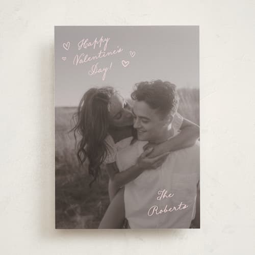 This is a cotton candy valentines day with standard by Pixel and Hank called valentine loves printing on recycled smooth signature in standard