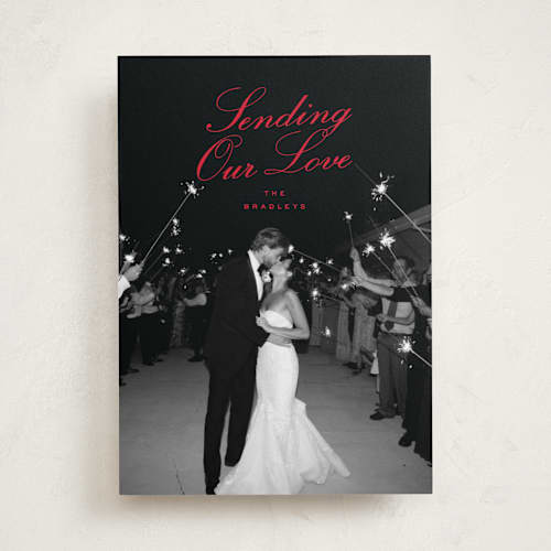 This is a cherry valentines day with standard by Ellen Schlegelmilch called that's amore printing on recycled smooth signature in standard