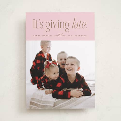 This is a bubblegum valentines day with standard by Heather Schertzer called it's giving printing on recycled smooth signature in standard