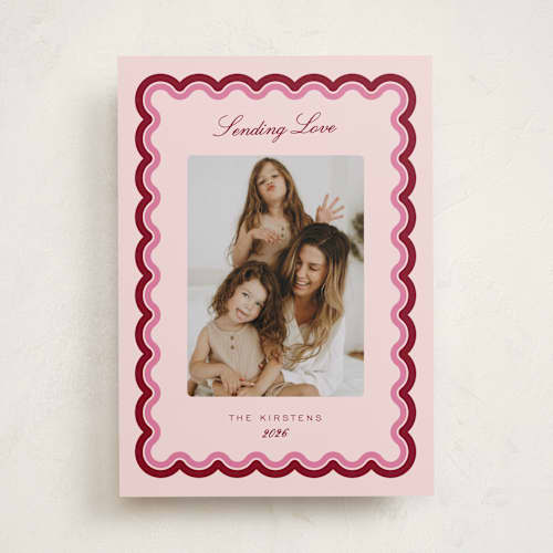 This is a bloom valentines day with standard by Pati Cascino called curvy love printing on recycled smooth signature in standard