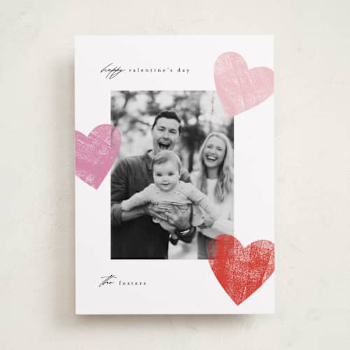 This is a kisses valentines day with standard by Pixel and Hank called opacite printing on recycled smooth signature in standard