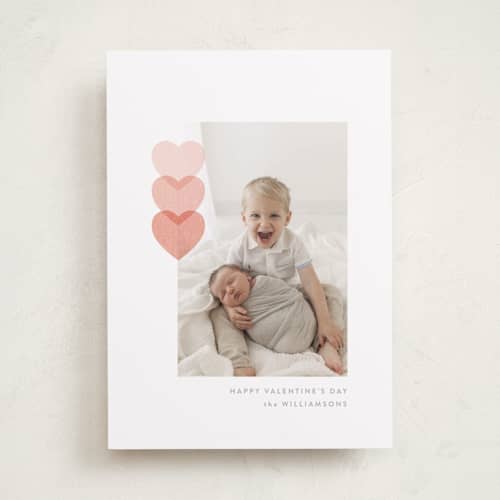 This is a peach valentines day with standard by Hudson meet Rose called love hearts printing on recycled smooth signature in standard