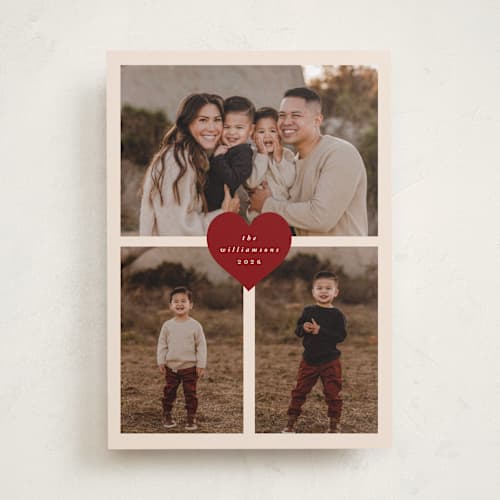 This is a cookie dough valentines day with standard by Stacy Maalouf called heart tag printing on recycled smooth signature in standard