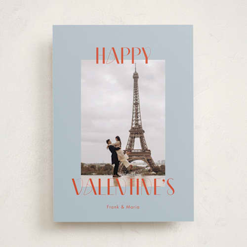 This is a blue sky valentines day with standard by Ani Somi called paris printing on recycled smooth signature in standard