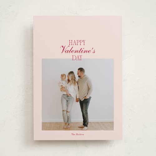 This is a rose valentines day with standard by Baumbirdy called hvd printing on recycled smooth signature in standard