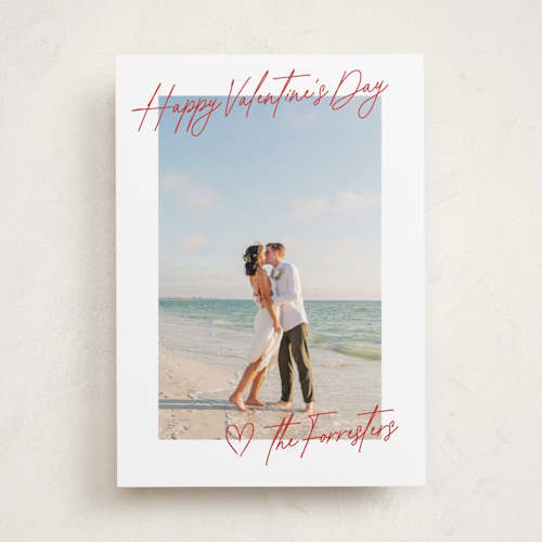 This is a cherry valentines day with standard by Ekko Studio called postal printing on recycled smooth signature in standard