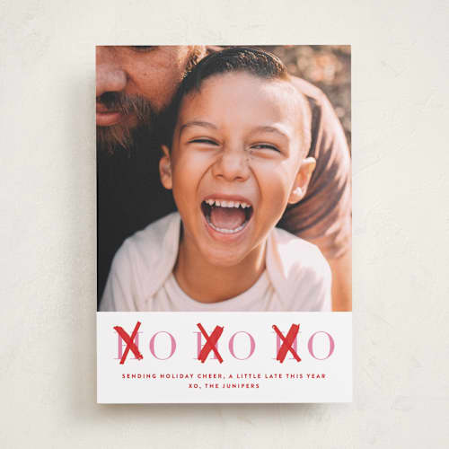 This is a scarlet valentines day with standard by Lori Wemple called hohoxo printing on recycled smooth signature in standard