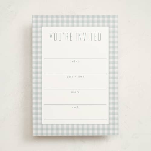 This is a sky blank hosting stationery with standard by Lea Delaveris called charming printing on signature in standard