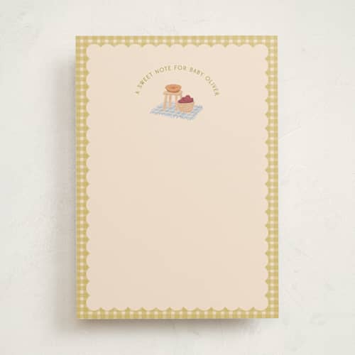 This is a blueberry baby shower activity cards with standard by Natalie Rae called apple orchard printing on signature in standard
