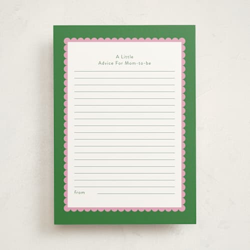 This is a bubblegum baby shower game activity cards with standard by Ashlee Townsend called derby party printing on signature in standard