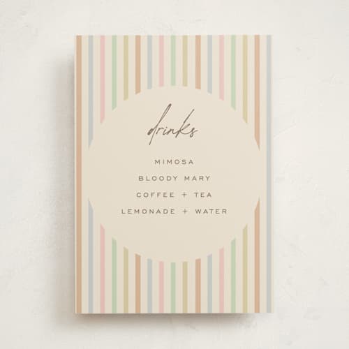 This is a wildflower baby shower decorations with standard by Pixel and Hank called polka pop printing on doublethick in 5x7