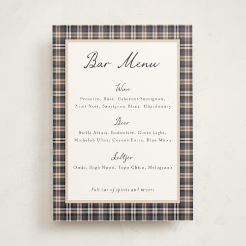 This is a navy baby shower decorations with standard by Erin German called teddy bear monogram printing on doublethick in 5x7