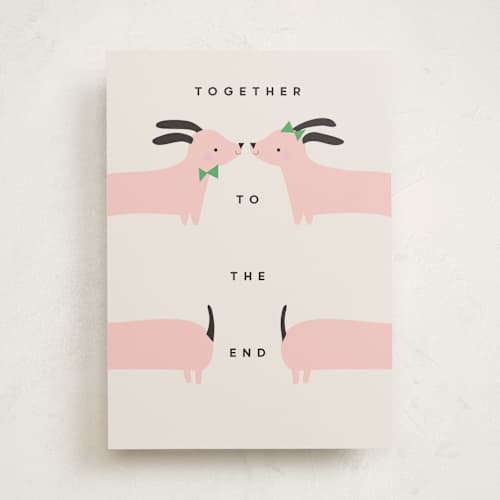 This is a blush tbd with standard by Lori Wemple called to the end printing on signature in greeting cards