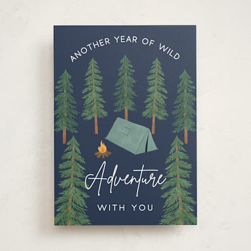 This is a midnight tbd with standard by Elly called adventure printing on signature in greeting cards