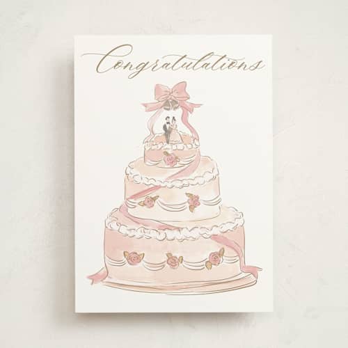 This is a rose quartz tbd with standard by Teju Reval called cake printing on signature in greeting cards